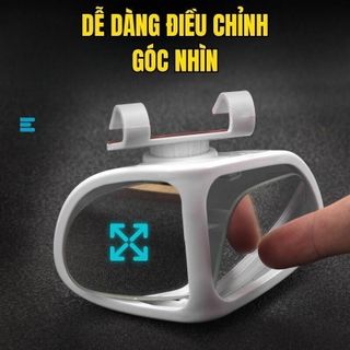 Bộ 2 Gương Chiếu Điểm Mù Ô Tô Quan Sát  Trước Sau Chống Nước Góc Rộng An Toàn Khi Sử Dụng  Lắp Đặt Dễ Dàng