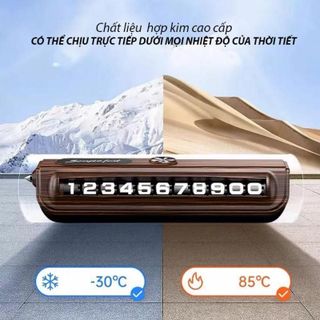 Bảng Số Simple Fast 2 in 1 Dãy Số Lăn , Búa Phá Kính Đặt Taplo Dừng Đỗ Xe