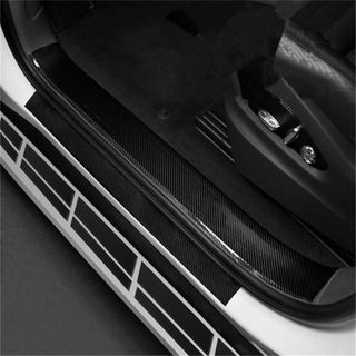 Cuộn Băng Dính Nano Vân Carbon Chống Trầy Xước Cho Cột A Và Bậc Cửa Xe Ô Tô - Cuộn 3 Mét - Moclancar