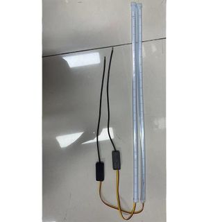 Đèn Led Mí Ô Tô 2 Chiếc Tích Hợp Xi Nhan Nháy Đuổi Dài 60cm Lắp xin Nhan Chạy Đuổi Kiểu Audi 12v và 24v cho Xe Con Và Xe Tải Đèn