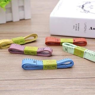 Thước Dây Mềm Đo Vòng Bụng Eo, Đo 3 Vòng, Kiểm Tra Sức Khỏe Độ Dài 1.5 Mét