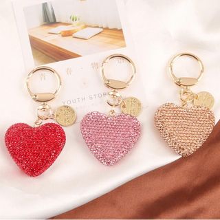 [Giá Rẻ] Móc Khóa  Hình Trái Tim Đính Đá Cao Cấp Trang Trí Túi Xách,Treo Chìa Khóa Ô Tô Xe Máy Móc Khoá Móc Chìa Khoá Pikachu