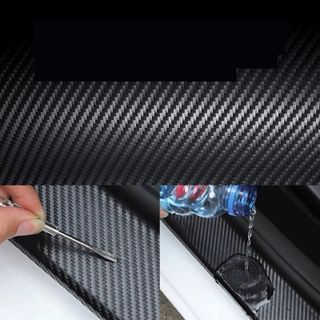 Cuộn Băng Dính Nano Vân Carbon Chống Trầy Xước Cho Cột A Và Bậc Cửa Xe Ô Tô - Cuộn 3 Mét - Moclancar