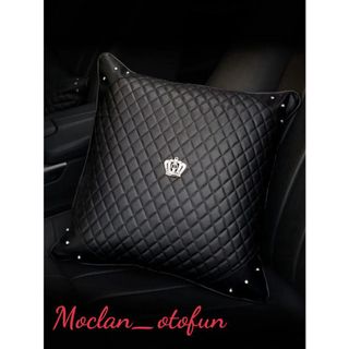 Bộ Gối Tựa Ô Tô Vương Miện Thiên Nga Phụ Kiện Trang Trí Xe Hơi