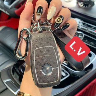 Ốp chìa khóa L.V các dòng xe MER.CEDES: Mer.cedes-Ben.z GLC-Cl.ass 2020-2021, E-Cla.ss 2020-2021, C-C.lass 2020-2021...