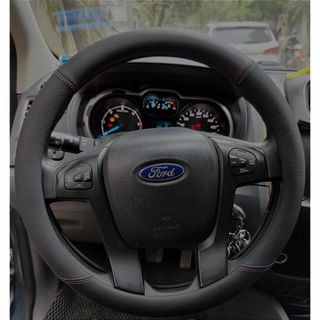 (Có Sẵn)Bọc Vô Lăng Da Nappa Mềm Cao Cấp Có Logo Hãng Xe Ô Tô – Hyundai, Toyota, Mazda, Kia, Mitsubishi, Ford