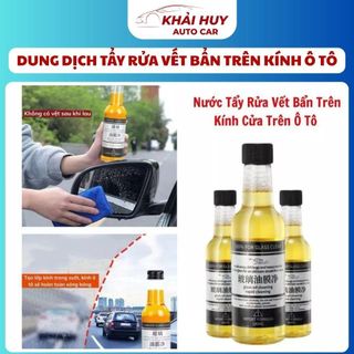 Dung Dịch Tẩy Rửa Vết Bẩn Trên Kính Ô Tô | Làm Sạch Dầu Mỡ – Bụi Bẩn – Không Để Lại Vệt | KHẢI HUY AUTO