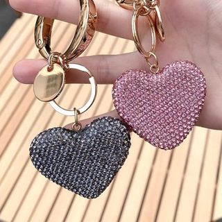 [Giá Rẻ] Móc Khóa Hình Trái Tim Đính Đá Cao Cấp Trang Trí Túi Xách,Treo Chìa Khóa Ô Tô Xe Máy Móc Khoá Móc Chìa Khoá Pikachu