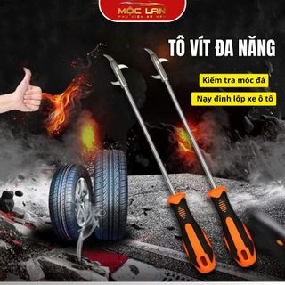 Dụng Cụ Tô Vít Đa Năng Kiểm Tra Lậy Đá Găm Lốp Xe Ô Tô - Hợp Kim Kẽm, Thép Không Rỉ, Cao Su Mềm Và Cứng