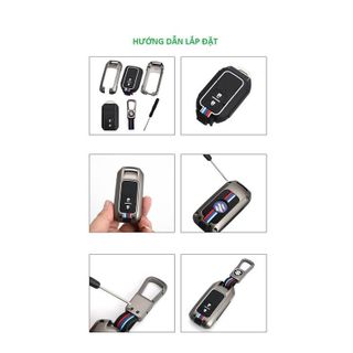 Ốp Chìa Khóa Dành Cho Xe Ô Tô Suzuki Xl7 Ertiga 19-22 Swift Ciaz Vitara Hợp Kim Kẽm Phản Quang