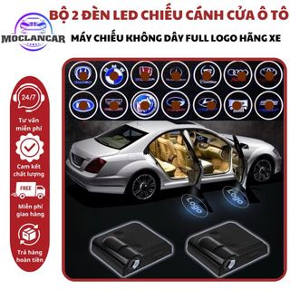 Bộ 2 Đèn Led Chiếu Logo Cánh Cửa Cảm Biến Cảnh Báo Mở Cửa Chiếu Logo Hãng-Trang Trí Cánh Cửa Ô Tô