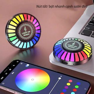 Đèn Led Light of Music Cảm Ứng Âm Thanh Nước Hoa Gắn Cửa Gió Điều Hoà Ô Tô khaihuyauto