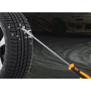Dụng Cụ Tô Vít Đa Năng Kiểm Tra Lậy Đá Găm Lốp Xe Ô Tô - Hợp Kim Kẽm, Thép Không Rỉ, Cao Su Mềm Và Cứng