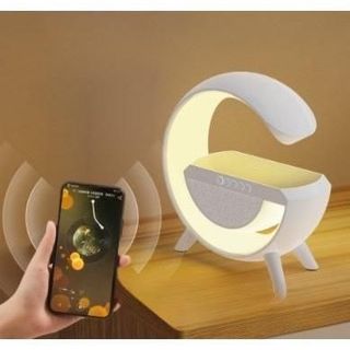 G63 Loa Thông Minh Đèn Thông Minh Máy Âm Thanh Loa Không Dây Sạc Điện Thoại & Báo ĐộngClock RGB
