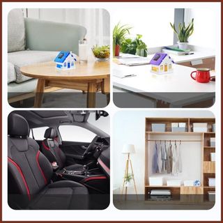 Nước hoa ô tô mô hình ngôi nhà MY HOME có cánh quạt xoay bằng năng lượng mặt trời dung tích 40ml Xông Tinh Dầu Phun Sương Phụ Tùng Nội Thất