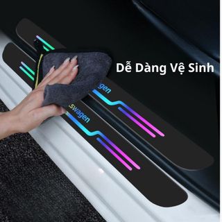 Sét 4 Bậc Hãng Tráng Gương Laser Acrylic Chống Nước Chống Mài Mòn Bậc Trang Trí Và Bảo Vệ Cửa 2024 Nhãn Dán Decal