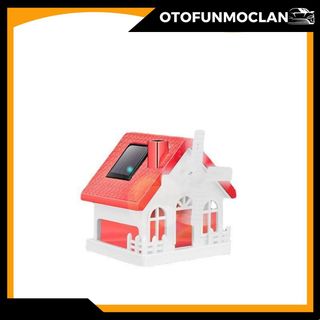 Nước hoa ô tô mô hình ngôi nhà MY HOME có cánh quạt xoay bằng năng lượng mặt trời dung tích 40ml Xông Tinh Dầu Phun Sương Phụ Tùng Nội Thất
