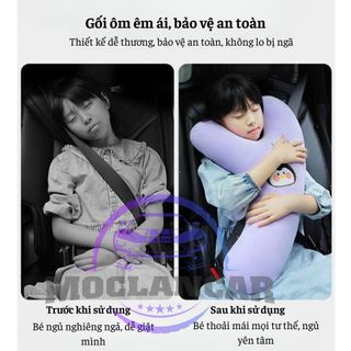 Gối Ôm, Gối Tựa Đầu Khi Ngủ Cho Bé Trên Ô Tô, Gối Ôm Chữ Y Thiết Kế Họa Tiết Xinh Xắn, Dễ Thương