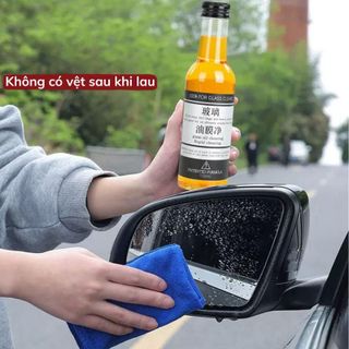 Dung Dịch Tẩy Rửa Vết Bẩn Trên Kính Ô Tô | Làm Sạch Dầu Mỡ – Bụi Bẩn – Không Để Lại Vệt | KHẢI HUY AUTO