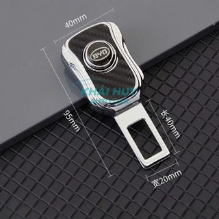 Chốt Cắm Đai An Toàn Nối Tiếp Cho Ô Tô Logo Các Hãng Xe-Chất Liệu Carbon Mẫu Mới Cao Cấp