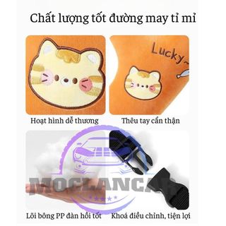 Gối Ôm, Gối Tựa Đầu Khi Ngủ Cho Bé Trên Ô Tô, Gối Ôm Chữ Y Thiết Kế Họa Tiết Xinh Xắn, Dễ Thương