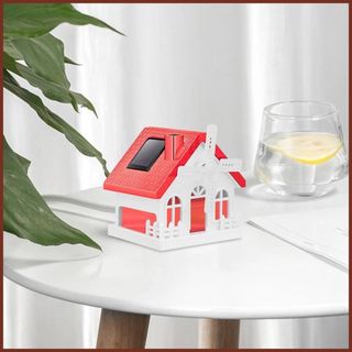 Nước hoa ô tô mô hình ngôi nhà MY HOME có cánh quạt xoay bằng năng lượng mặt trời dung tích 40ml Xông Tinh Dầu Phun Sương Phụ Tùng Nội Thất