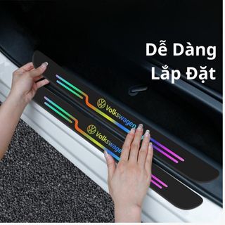 Sét 4 Bậc Hãng Tráng Gương Laser Acrylic Chống Nước Chống Mài Mòn Bậc Trang Trí Và Bảo Vệ Cửa 2024 Nhãn Dán Decal