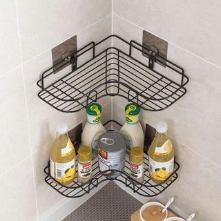 KỆ GÓC DÁN TƯỜNG NHÀ TẮM 6X26X6CM (B100)