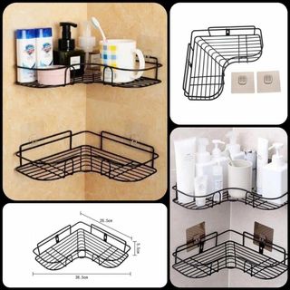 KỆ GÓC DÁN TƯỜNG NHÀ TẮM 6X26X6CM (B100)