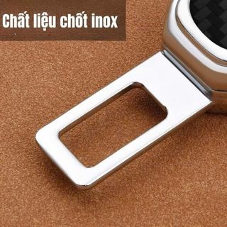 Chốt Cắm Đai An Toàn Nối Tiếp Cho Ô Tô Logo Các Hãng Xe-Chất Liệu Carbon Mẫu Mới Cao Cấp