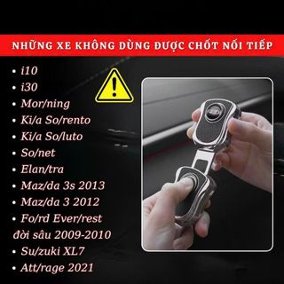 Chốt Cắm Đai An Toàn Nối Tiếp Cho Ô Tô Logo Các Hãng Xe-Chất Liệu Carbon Mẫu Mới Cao Cấp