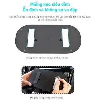 Quạt Đôi Ô Tô Xoay 360 Độ Siêu Mát Gắn Trên Ô Tô Quạt 12v, 24v Để Taplo Ô Tô- Nhà Cửa- Bàn Làm Việc