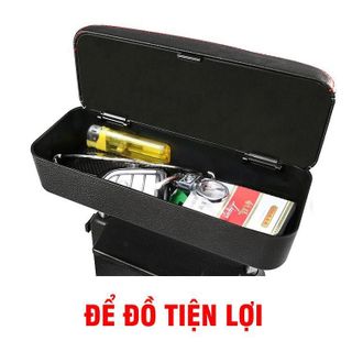 Hộp Tỳ Tay Ô Tô Bọc Da Nhét Kẽ Ghế Kiêm Đựng Đồ Tiện Dụng Cao Cấp Cho Mọi Dòng Xe Hơi