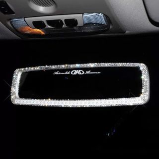 Gương Chiếu Hậu Đính Đá Cao Cấp Trang Trí Xe Hơi, Phụ Kiện Đính Đá-Mộc Lan Car