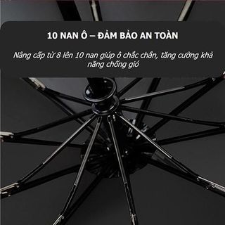 Ô Dù Che Nắng Che Mưa Sử Dụng Ngoài Trời Gấp Gọn Tự Động 2 Chiều 24 Nan Kép Cao Cấp