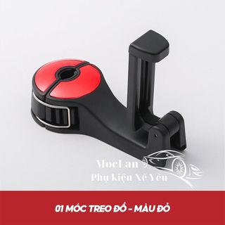 Móc treo đồ kiêm giá đỡ sau ghế ô tô phụ kiện nội thất xe hơi Phụ Tùng