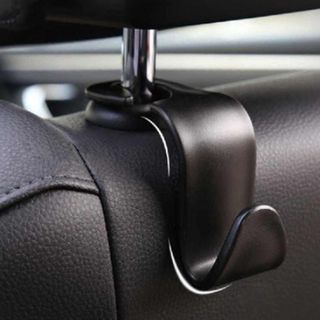 Móc S Treo Đồ Sau Ghế, Móc Treo Đồ Đa Năng Sau Ghế Ô Tô Chất Liệu Nhựa PVC Chịu Lực Cao