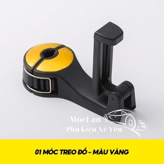 Móc treo đồ kiêm giá đỡ sau ghế ô tô phụ kiện nội thất xe hơi Phụ Tùng