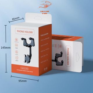 Giá đỡ điện thoại ô tô kẹp gương chiếu hậu trên xe hơi xoay 720 độ chống rung treo đa điểm chỉnh góc nhìn đa hướng(hot) Phụ Tùng Phụ Tùng