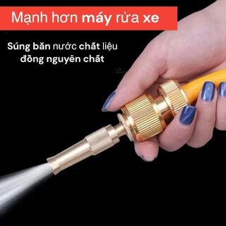 Bộ Phụ Kiện Vòi Xịt Tăng Áp Thích Hợp Để Rửa Xe, Tưới Cây, Dọn Dẹp Nhà Cửa , Vòi Xịt Tăng Áp Dây Vòi 10 Mét