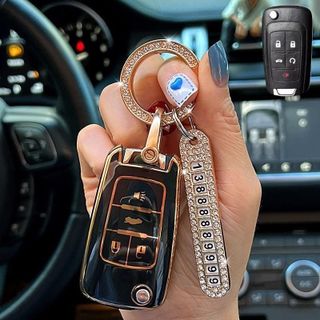 Ốp chìa khóa TPU Chevrolet Cruze, Aveo, Trailblazer, Colorado, Spark, Orlando (4 nút cơ) cao cấp (chìa gập) - có móc khoá và bảo vệ silicon