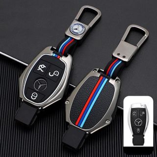 Ốp Chìa Khóa Xe Dành Cho Nhiều Loại Xe Mercedes GLC - ACES Đời Mới - Mercedes Benz C-Class Dài Cũ - Ngắn Chất Liệu Hợp Kim Cao Cấp