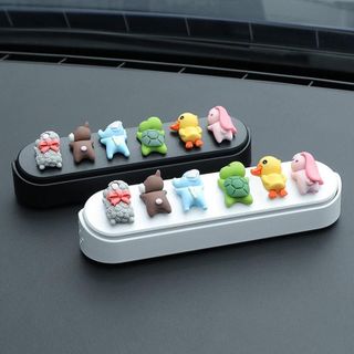 Set 6 con vật dễ Thương Trang trí Bảng ghi số Điện thoại,Trang Trí Bảng Điều Khiển Trung Tâm ô tô.