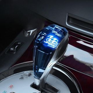 Tay Nắm Cần Số Pha Lê - Kính 5D - Đèn Led