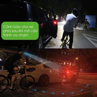 Đèn Led Cảnh Báo Ô Tô Mở Cửa An Toàn Nhấp Nháy Tránh Va Chạm Xe Hơi - Hộp 2 Đèn- Moclancar