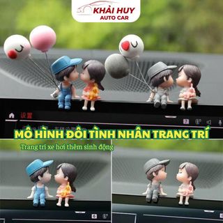 Set Mô Hình Cặp Đôi Tình Nhân Trang Trí Màn Hình DVD Cho Xe Hơi