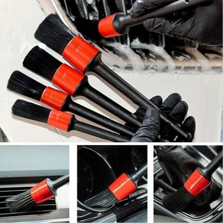 Bộ 5 Chổi Cọ Vệ Sinh Xe Máy Ô Tô Đa Năng Cọ Rửa Khoang Máy, Mâm Xe, Nội Thất Ô Tô