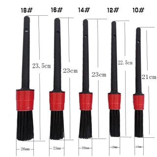 Bộ 5 Chổi Cọ Vệ Sinh Xe Máy Ô Tô Đa Năng Cọ Rửa Khoang Máy, Mâm Xe, Nội Thất Ô Tô