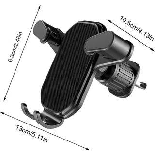 Giá Đỡ Cửa Gió Điều Hoà V01 Không Che Cửa Gió Xoay 360 Độ,Kẹp Điện Thoại Ô Tô Không Chắn