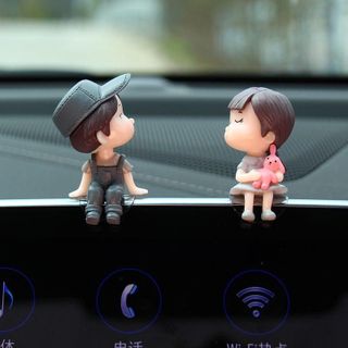 Set Mô Hình Cặp Đôi Tình Nhân Trang Trí Màn Hình DVD Cho Xe Hơi
